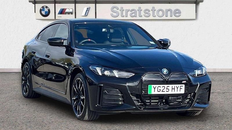 Black Used 2025 BMW i4 Shadowline Sedan | £46,599 (Good price) - Image 1/3