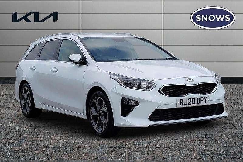 White Used 2020 Kia Ceed Sportswagon 3 Estate | £11,299 (Fair price) - Image 1/4
