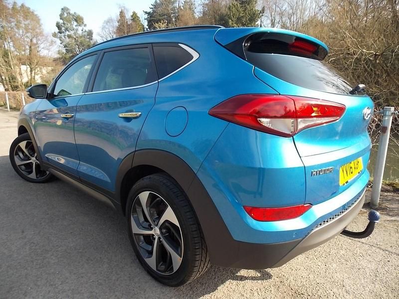 Used Hyundai Tucson Premium SE 185 HP (136 kW) 2016 Blue SUV