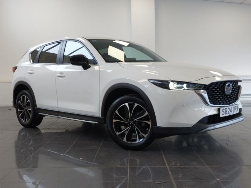 White Used 2024 Mazda CX-5 Newground SUV | £22,898 (Fair price) - Image 1/4