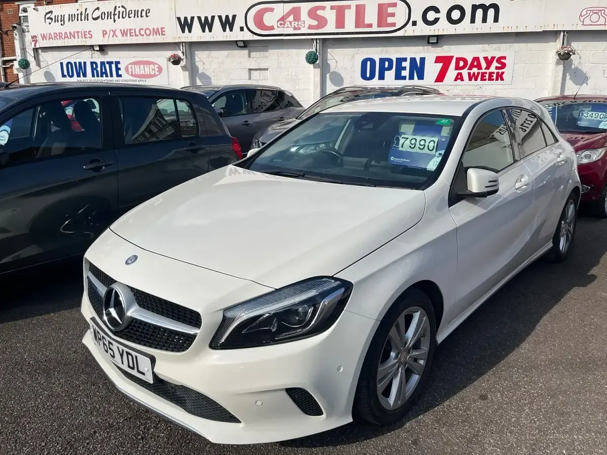 Used Mercedes A200 Premium 2015 White Hatchback