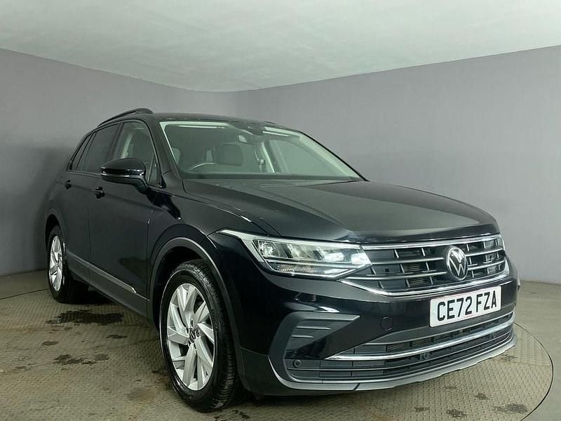 Black Used 2022 VW Tiguan S SUV | £19,499 (Good price) - Image 1/4