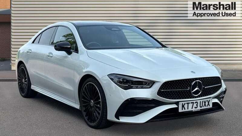 White Used 2023 Mercedes CLA180 AMG Line Premium Plus Sedan | £30,406 (Fair price) - Image 1/4