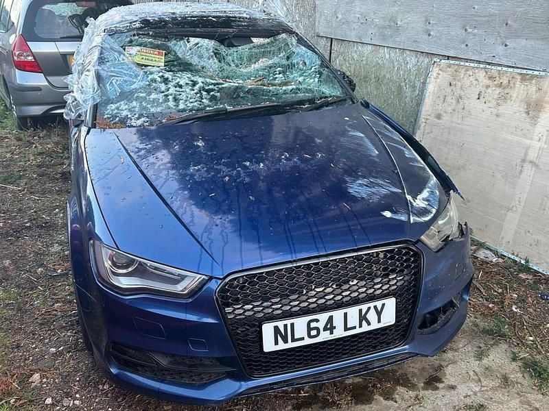 Used Audi A3 S-Line 2014 Blue Sedan