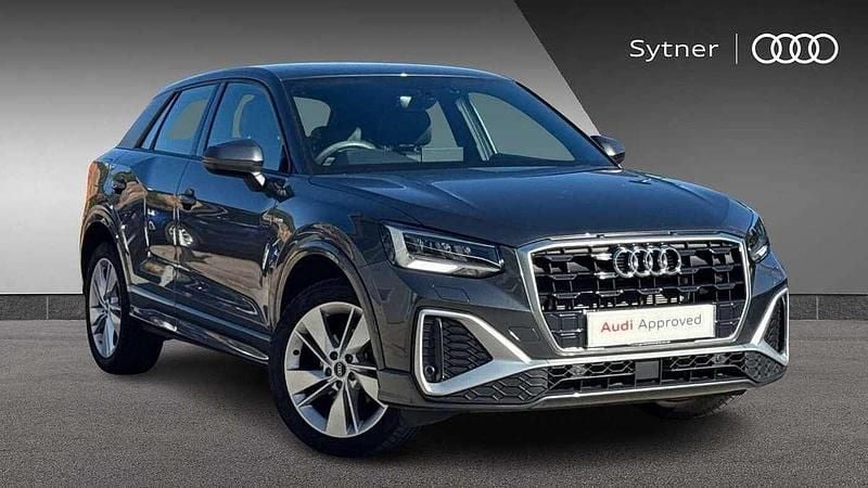 Grey Used 2022 Audi Q2 S-Line SUV | £20,250 (Fair price) - Image 1/4