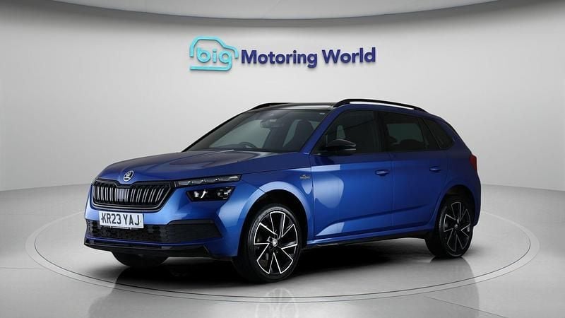 Used Skoda Kamiq Monte Carlo 109 HP (80 kW) 2023 Blue SUV