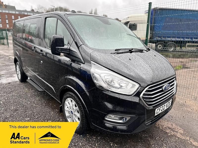 Black Used 2022 Ford Tourneo Titanium MPV | £23,495 (Fair price) - Image 1/2