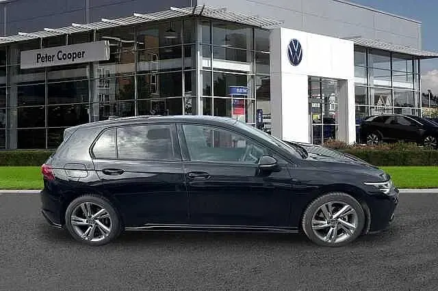 Used VW Golf VIII R-line 150 HP (110 kW) 2024 Black Hatchback