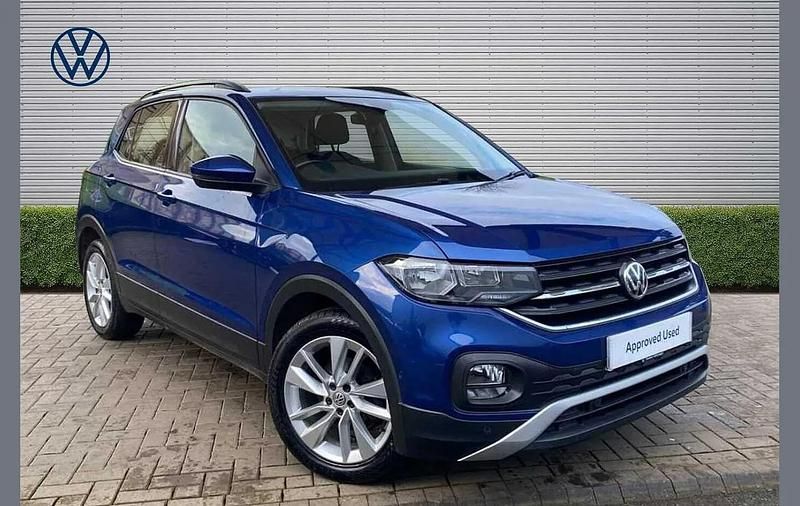 Used VW T-Cross SE 95 HP (69 kW) 2019 Blue SUV