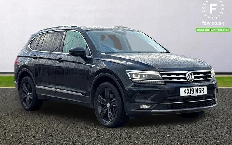 Black Used 2019 VW Tiguan Allspace SEL SUV | £20,999 (Good price) - Image 1/4
