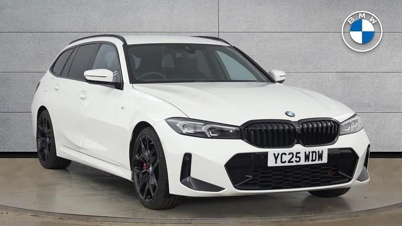 White Used 2025 BMW 320 M Sport Estate | £34,450 (A bit pricey) - Image 1/4