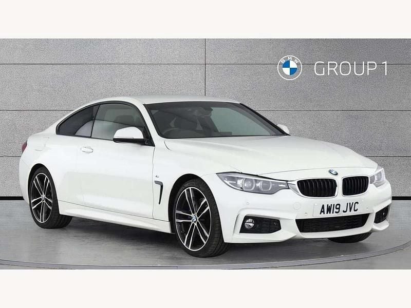 White Used 2019 BMW 420 M Sport Coupe | £16,990 (Fair price) - Image 1/4