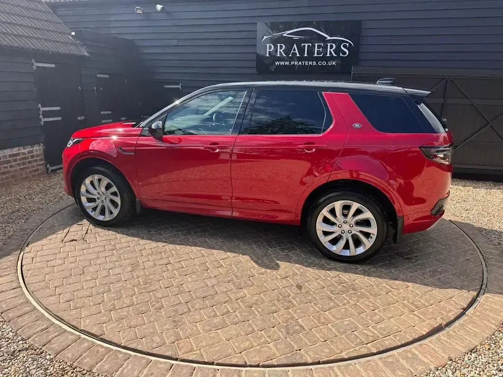 Begagnad Land Rover Discovery Sport SE Dynamic 2019 Röd SUV