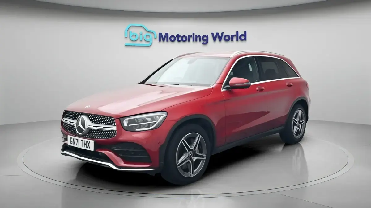 Used Mercedes GLC220 AMG line 194 HP (142 kW) 2021 Red SUV