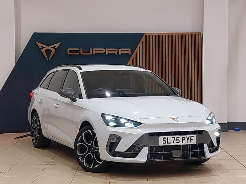 White New 2025 Cupra Leon Estate | £27,498 (Super price) - Image 1/4