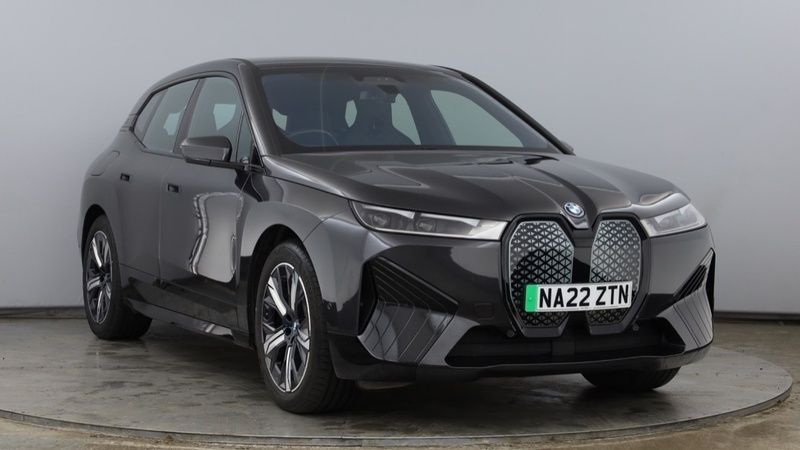 Grey Used 2022 BMW iX M Sport SUV | £31,485 (Super price) - Image 1/4