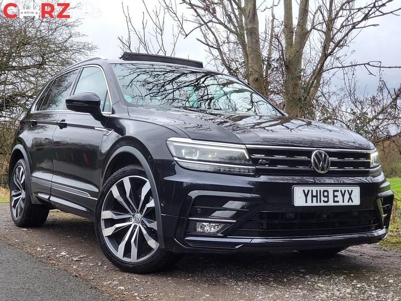 Used VW Tiguan R-line 150 HP (110 kW) 2019 Black SUV