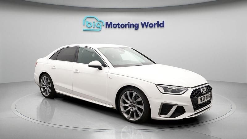 White Used 2020 Audi A4 S-Line Sedan | £15,200 (Fair price) - Image 1/4