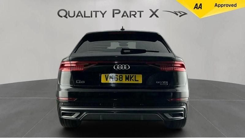 Used Audi Q8 S-Line 286 HP (210 kW) 2018 Black SUV