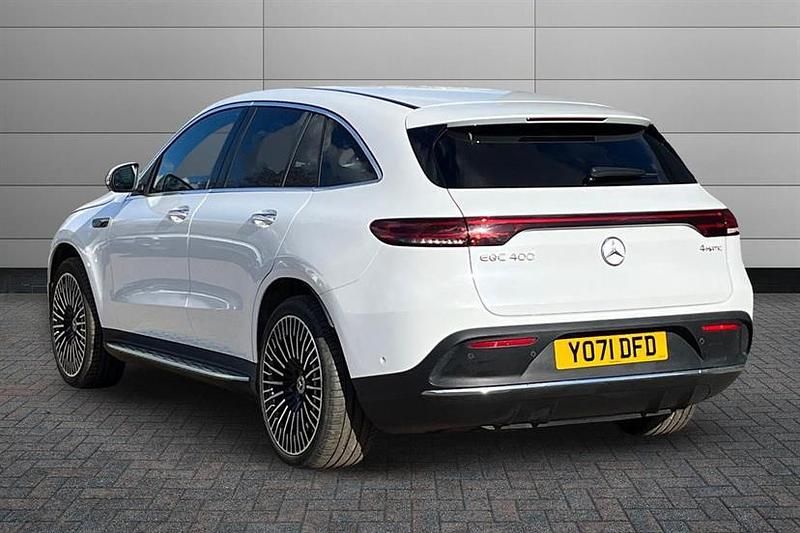 Used Mercedes EQC400 AMG Line Premium 300 kW (408 HP) 2022 Polar white SUV