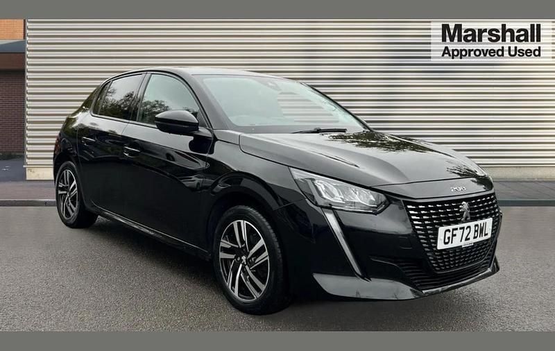 Black Used 2022 Peugeot 208 Allure+ Hatchback | £12,011 (Fair price) - Image 1/4