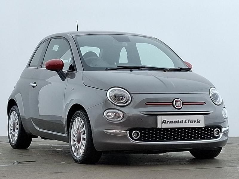Grey Used 2022 Fiat 500 Red Hatchback | £10,698 (Fair price) - Image 1/4