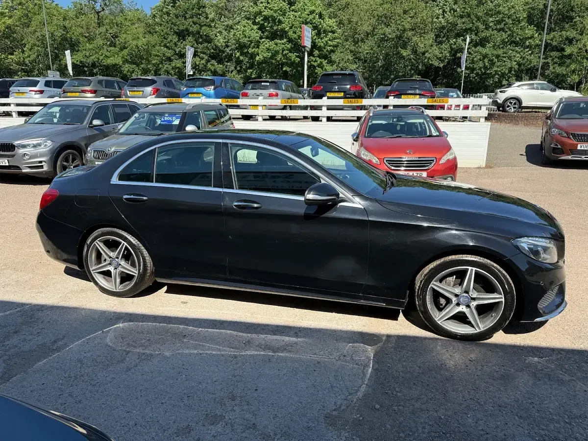 Used Mercedes C220 AMG Line Premium 2014 Black Sedan