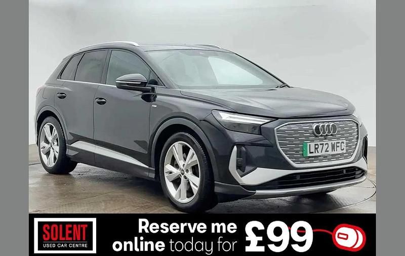 Used Audi Q4 e-tron S-Line 150 kW (204 HP) 2022 Black SUV
