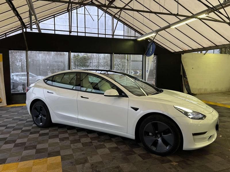 Used Tesla Model 3 Long Range AWD 366 kW (498 HP) 2021 White Sedan