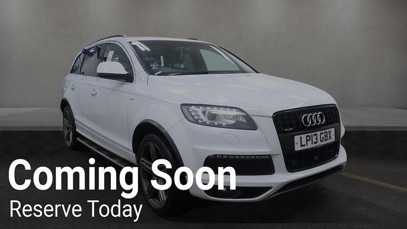 White Used 2013 Audi Q7 S-line plus SUV | £12,988 (Fair price) - Image 1/4
