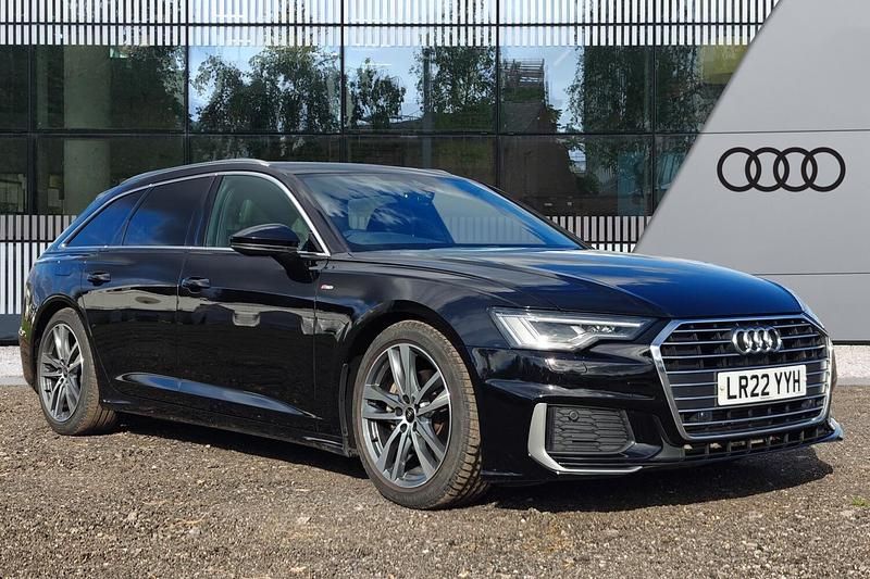 Black Used 2022 Audi A6 S-Line Estate | £26,390 (Fair price) - Image 1/4