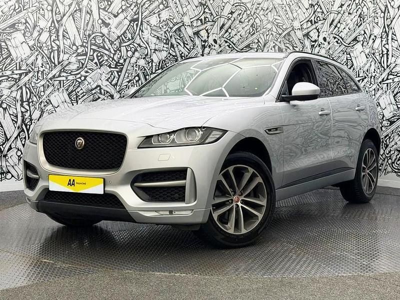 Used Jaguar F-Pace R-Sport 180 HP (132 kW) 2018 Silver SUV