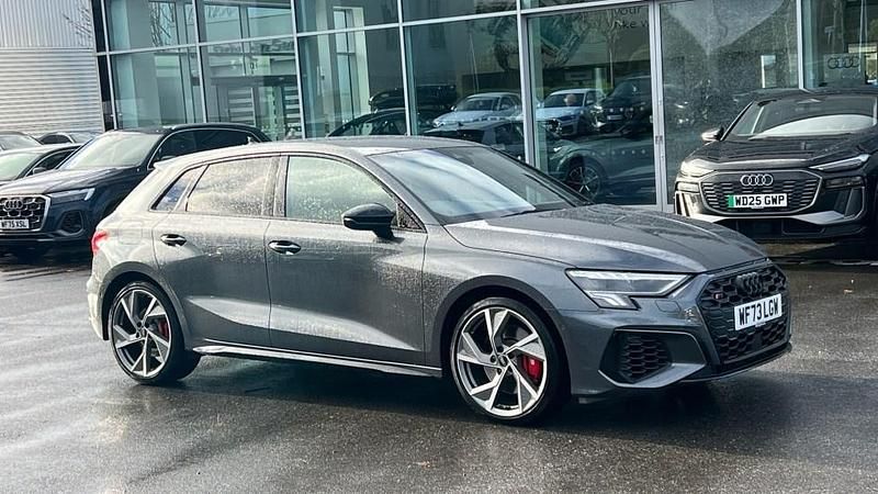Grey Used 2025 Audi S3 Sportback Black Edition Hatchback | £33,832 (Fair price) - Image 1/4