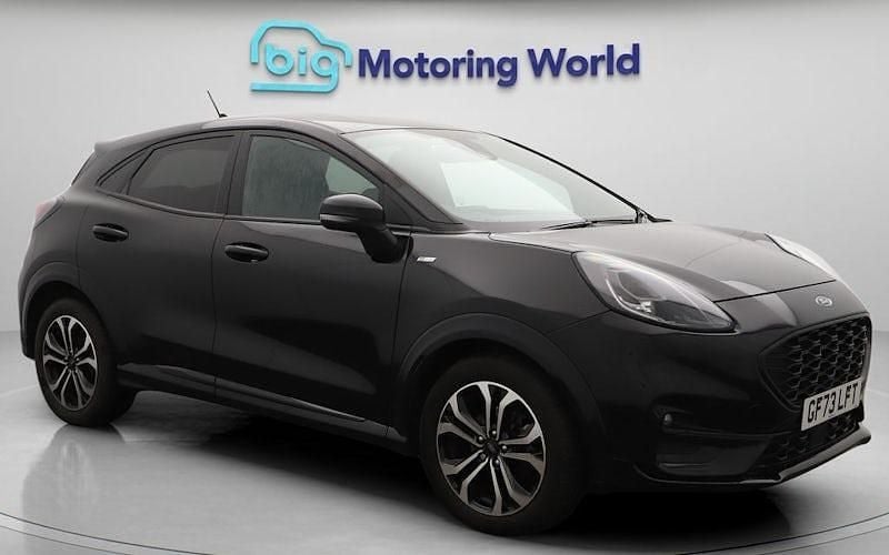 Black Used 2023 Ford Puma ST-Line Hatchback | £15,000 (Good price) - Image 1/4