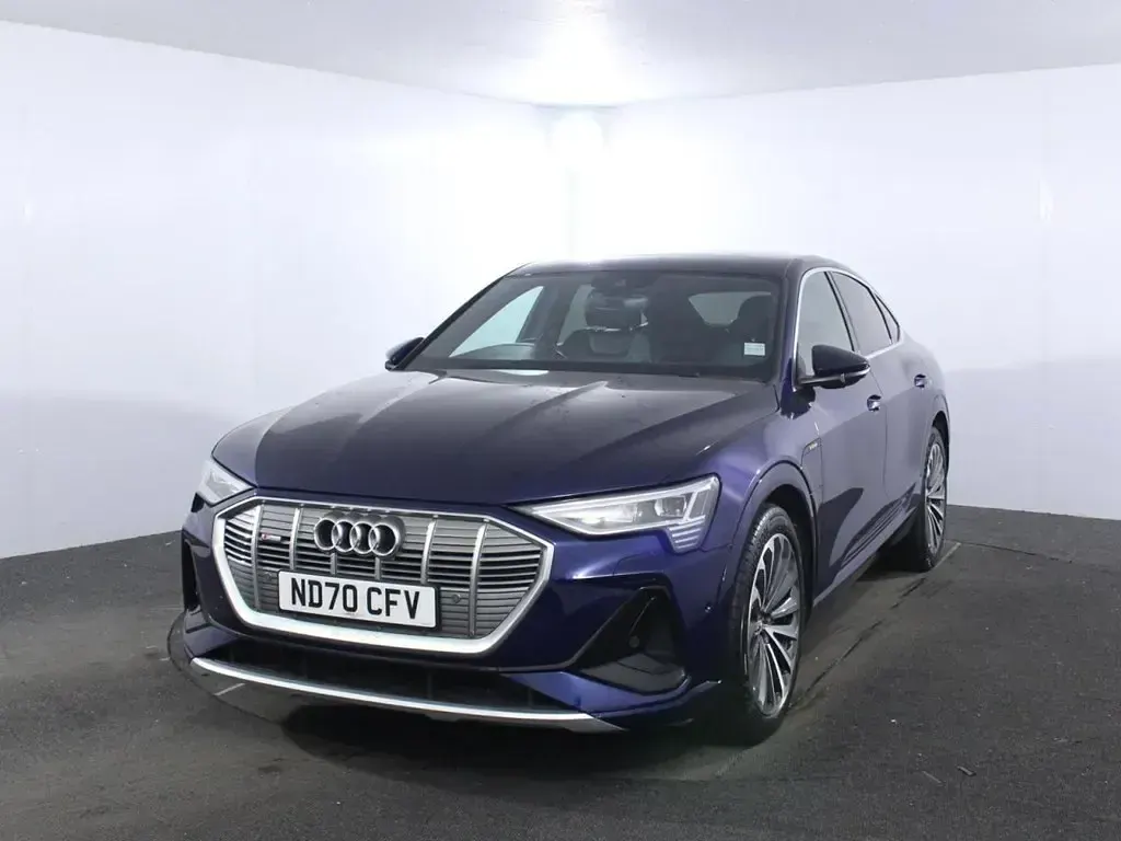 Used Audi e-tron S-Line 300 kW (408 HP) 2020 Blue SUV