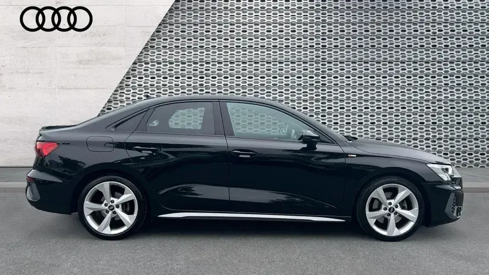 Used Audi A3 S-Line 150 HP (110 kW) 2021 Black Sedan