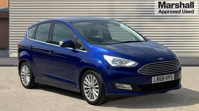 Blue Used 2018 Ford C-MAX Titanium MPV | £11,850 (A bit pricey) - Image 1/4