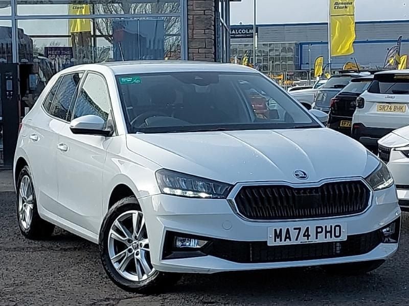 Used Skoda Fabia SE L 116 HP (85 kW) 2024 White Hatchback