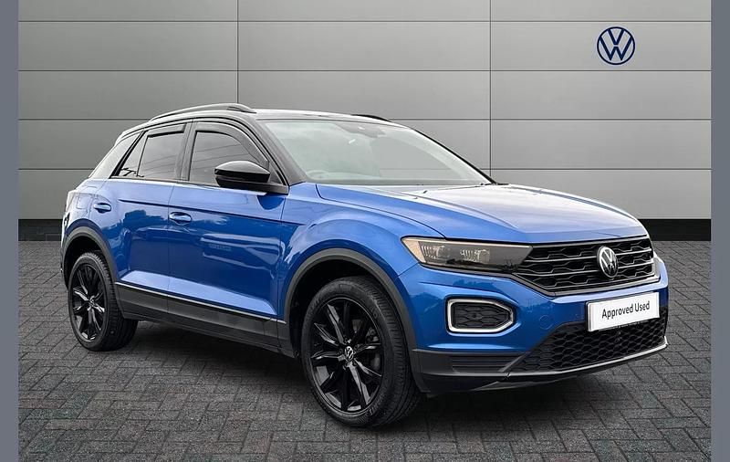Blue Used 2021 VW T-Roc Black Edition SUV | £18,399 (Fair price) - Image 1/4
