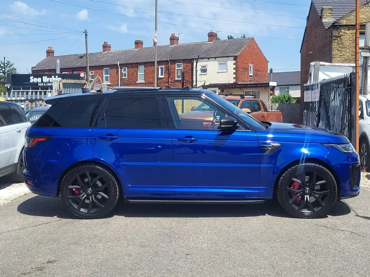 Used Land Rover Range Rover Sport SVR 2019 Blue SUV