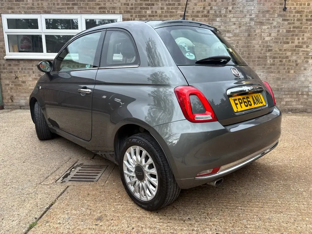 Used Fiat 500 Lounge 69 HP (50 kW) 2016 Grey Hatchback