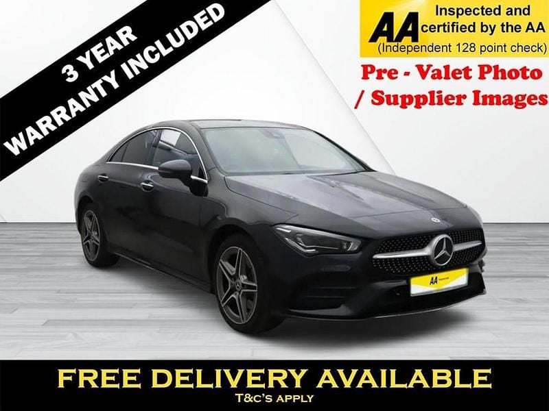 Black Used 2021 Mercedes CLA250e AMG Line Premium Plus Sedan | £23,795 (Fair price) - Image 1/3