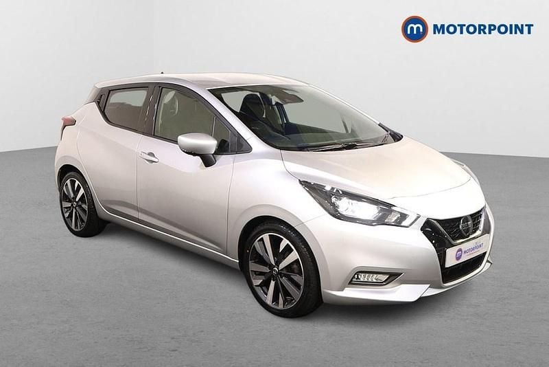 Silver Used 2022 Nissan Micra Tekna Hatchback | £15,349 (Fair price) - Image 1/4