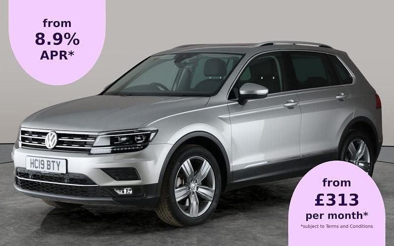 Silver Used 2019 VW Tiguan SEL SUV | £21,677 (Good price) - Image 1/2