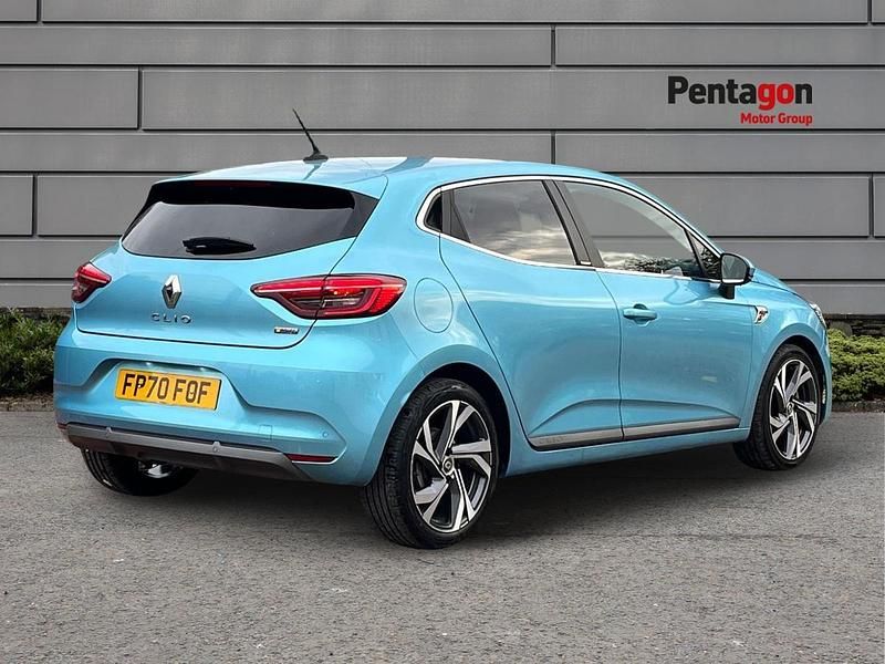 Used Renault Clio V RS Line 140 HP (102 kW) 2020 Blue Hatchback