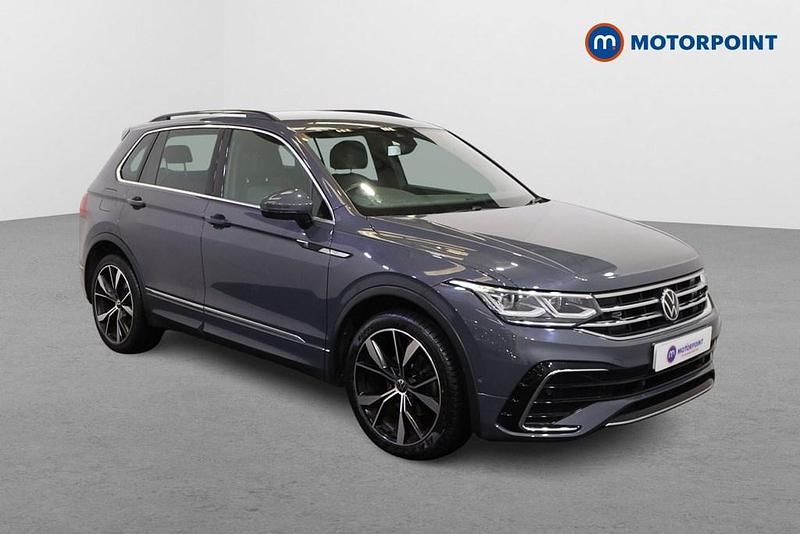 Grey Used 2021 VW Tiguan R-line SUV | £23,799 (Fair price) - Image 1/4