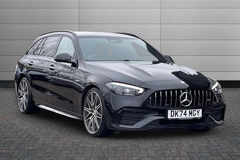 Used Mercedes C43 AMG Premium Plus 421 HP (309 kW) 2024 Obsidian black Estate