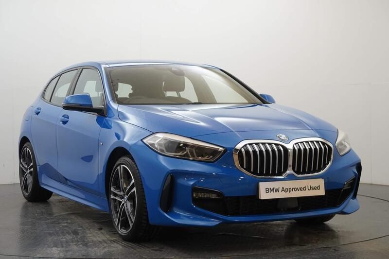 Used BMW 118 M Sport 136 HP (100 kW) 2023 Blue Hatchback