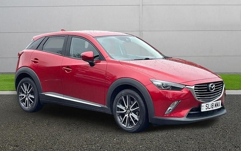Red Used 2018 Mazda CX-3 Inclusive SUV | £11,495 (Fair price) - Image 1/4
