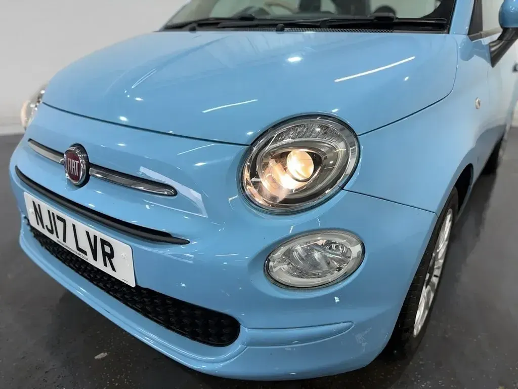 Gebraucht Fiat 500 Pop Star 69 PS (50 kW) 2017 Blau Kleinwagen